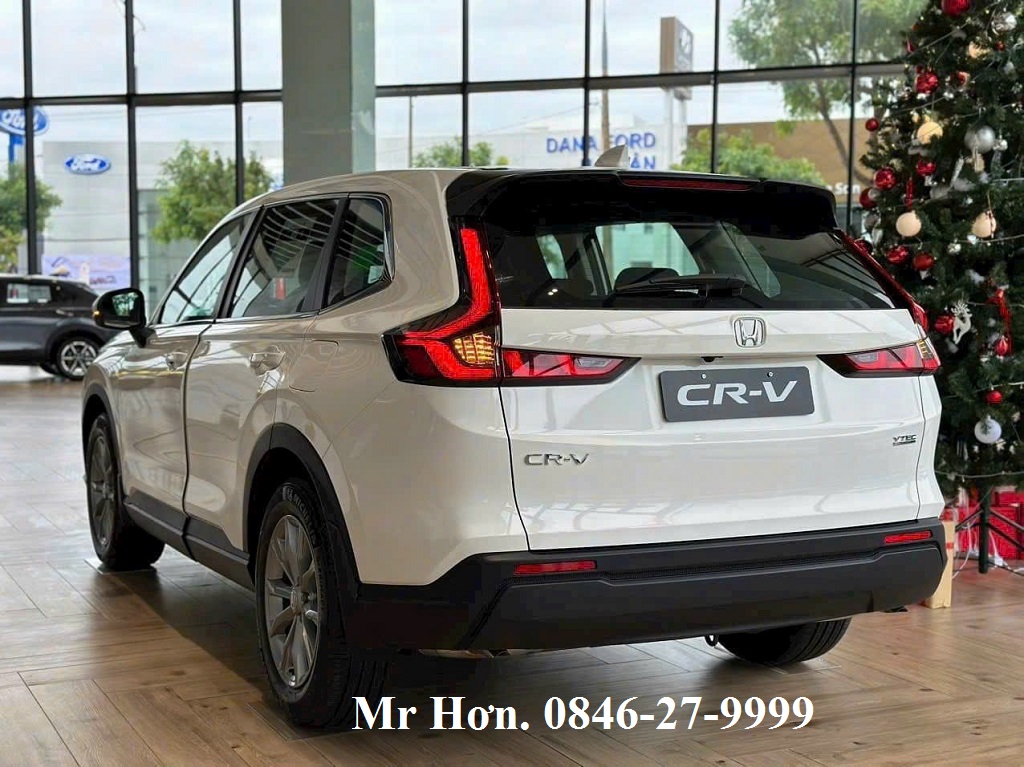 Duoi Xe Honda CRV 2024 mau trang